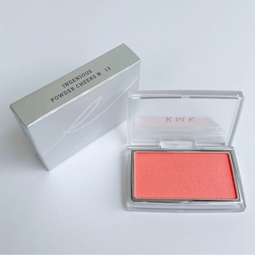 RMK Ingenious Powder Cheeks Blush "N13" Coral Peach Pink Made in Japan *Rare